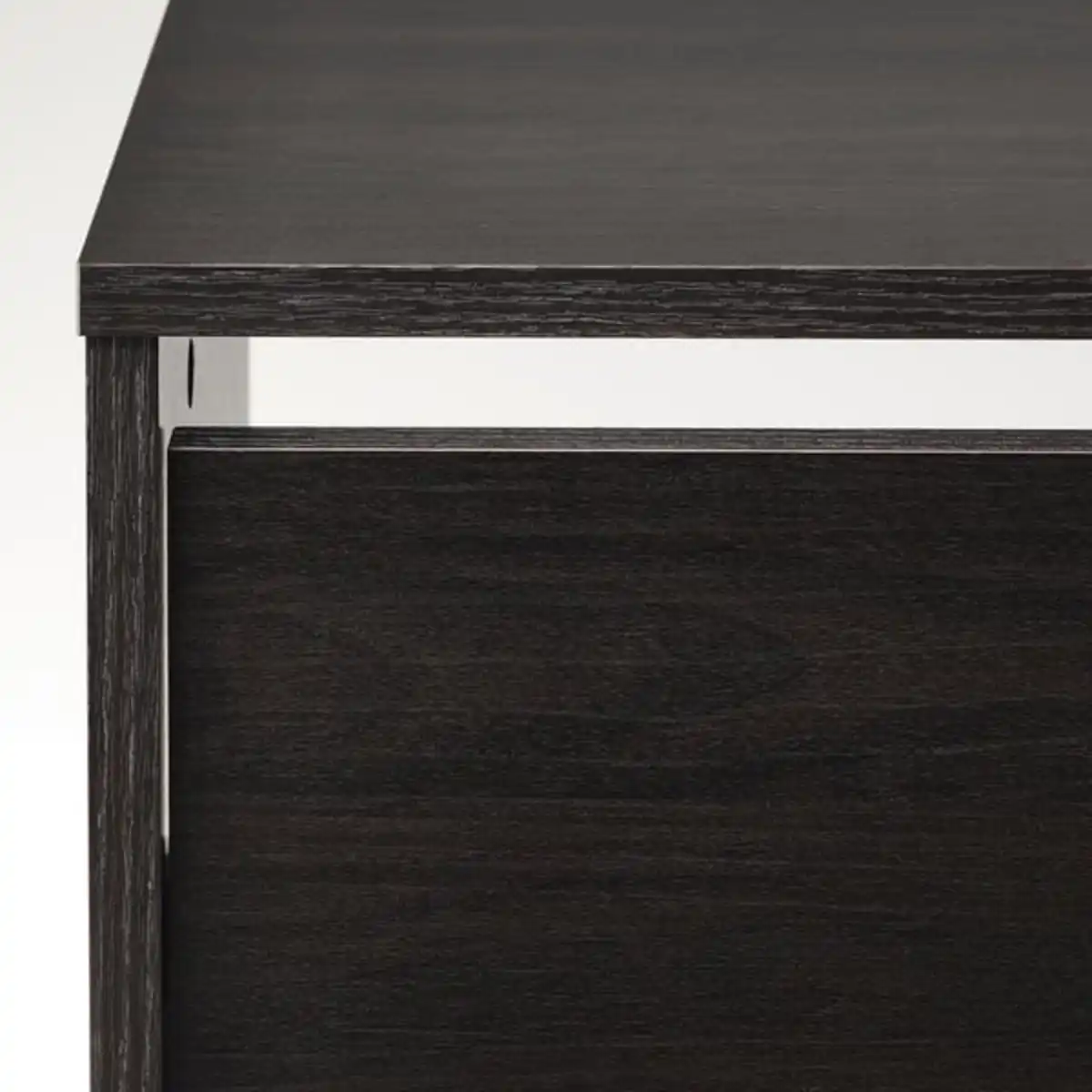 Bild 3 von BISSA Schuhschrank 3 Fächer, schwarzbraun, 49x28x135 cm