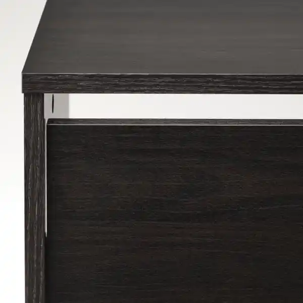 Bild 3 von BISSA Schuhschrank 3 Fächer, schwarzbraun, 49x28x135 cm