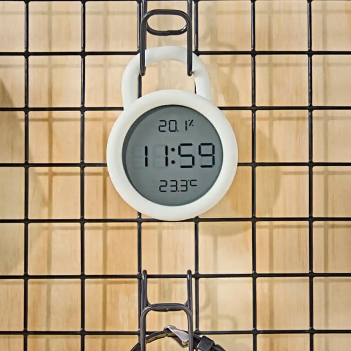 Bild 3 von ÖRNVRÅK Uhr mit Hygro-/Thermometer, weiß, 8x3 cm