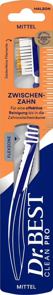 Bild 1 von DR. BEST Zahnbürste Clean Pro, 1-St.-Packg.