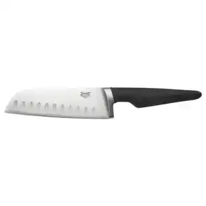 VÖRDA Santoku-Messer, schwarz, 16 cm