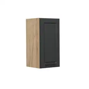 Vicco Hängeschrank, Anthrazit, Honigeiche, Holzwerkstoff, 1 Fächer, Rechteckig, 30x60x31 cm, Küchen, Küchenmöbel, Küchenschränke, Küchenoberschränke