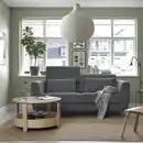 Bild 3 von SLATORP 2er-Sofa, Hakebo dunkelgrau