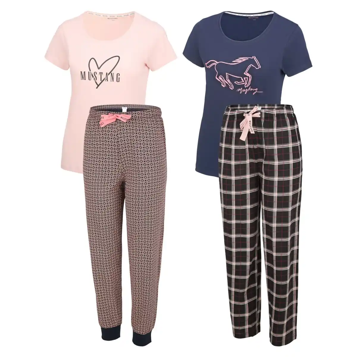 Bild 1 von MUSTANG Damen-Pyjama, 2-teilig