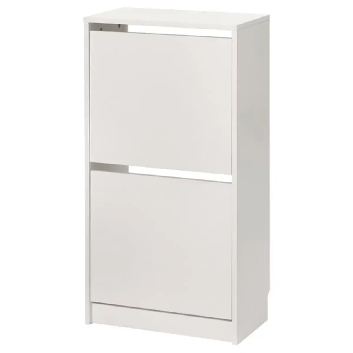 Bild 1 von BISSA Schuhschrank, 2fach, weiß, 49x28x93 cm