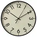 Bild 1 von TALLSPARV Wanduhr, schwarz/beige, 28 cm
