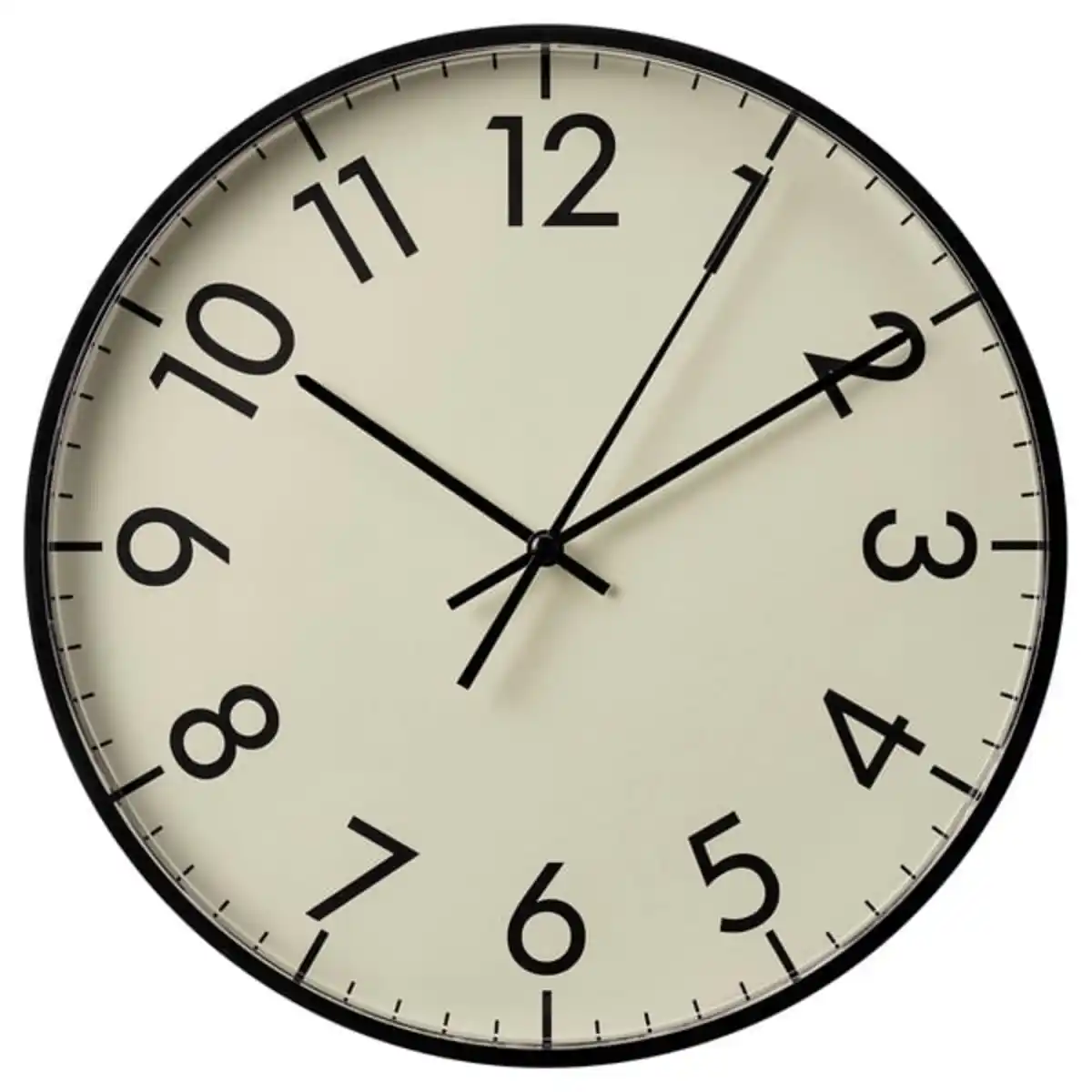 Bild 1 von TALLSPARV Wanduhr, schwarz/beige, 28 cm