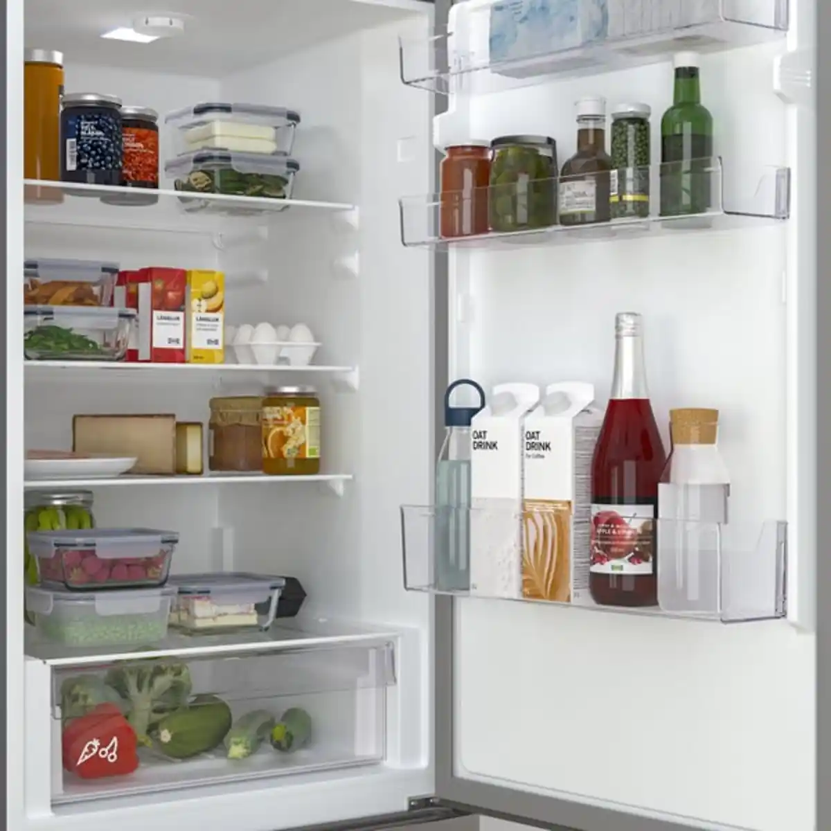 Bild 4 von VINDÅS Kühl-/Gefrierschrank, IKEA 300 frei stehend/stahlfarben, 223/120 l