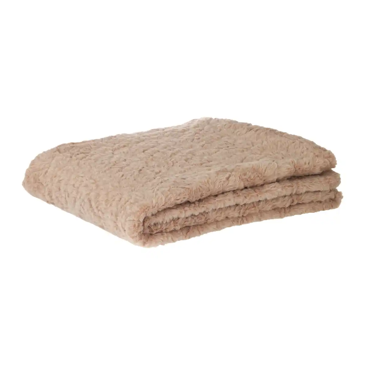Bild 1 von Felldecke Rabbit Brushed Hellbraun ca. 130x170cm, Hellbraun