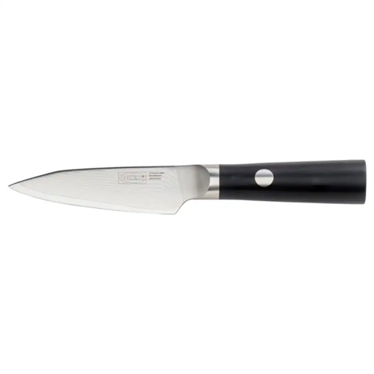 Bild 1 von FJÄLLRÖDING Schälmesser, Damaszener Stahl/schwarz, 10 cm