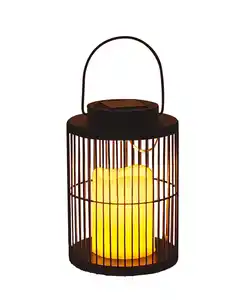 Solarleuchte Amo Schwarz max. 0,06 Watt, Schwarz