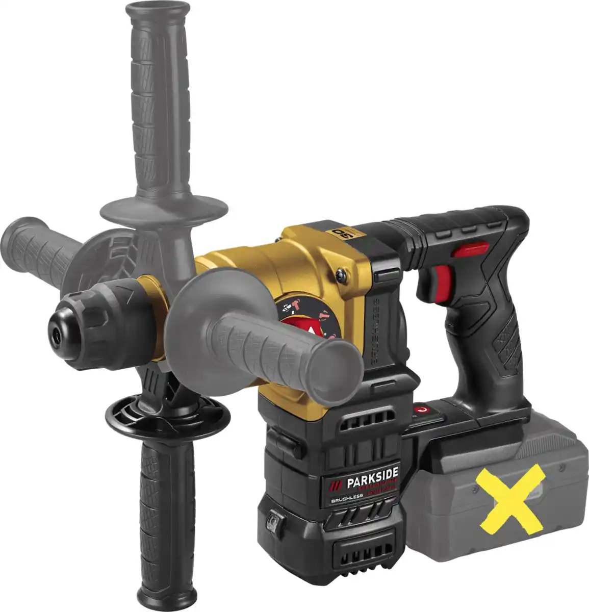 Bild 2 von PARKSIDE PERFORMANCE® Akku-Kombihammer 20 V »PKHAP 2034-Li B1«