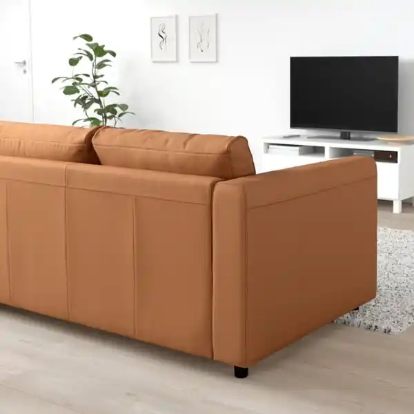 Bild 3 von VIMLE 2er-Sofa, Grann/Bomstad goldbraun