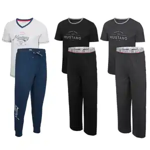 MUSTANG Herren-Pyjama, 2-teilig