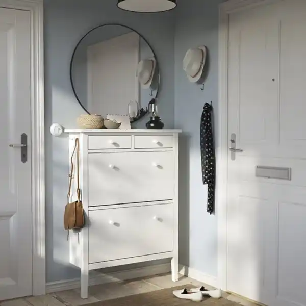 Bild 2 von GULLABERG Schuhschrank, 2fach, weiß, 88x30x122 cm