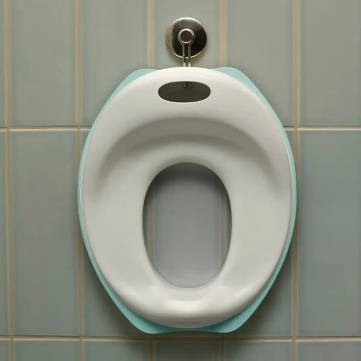 Bild 2 von TOSSIG Toilettensitz, weiß/türkis