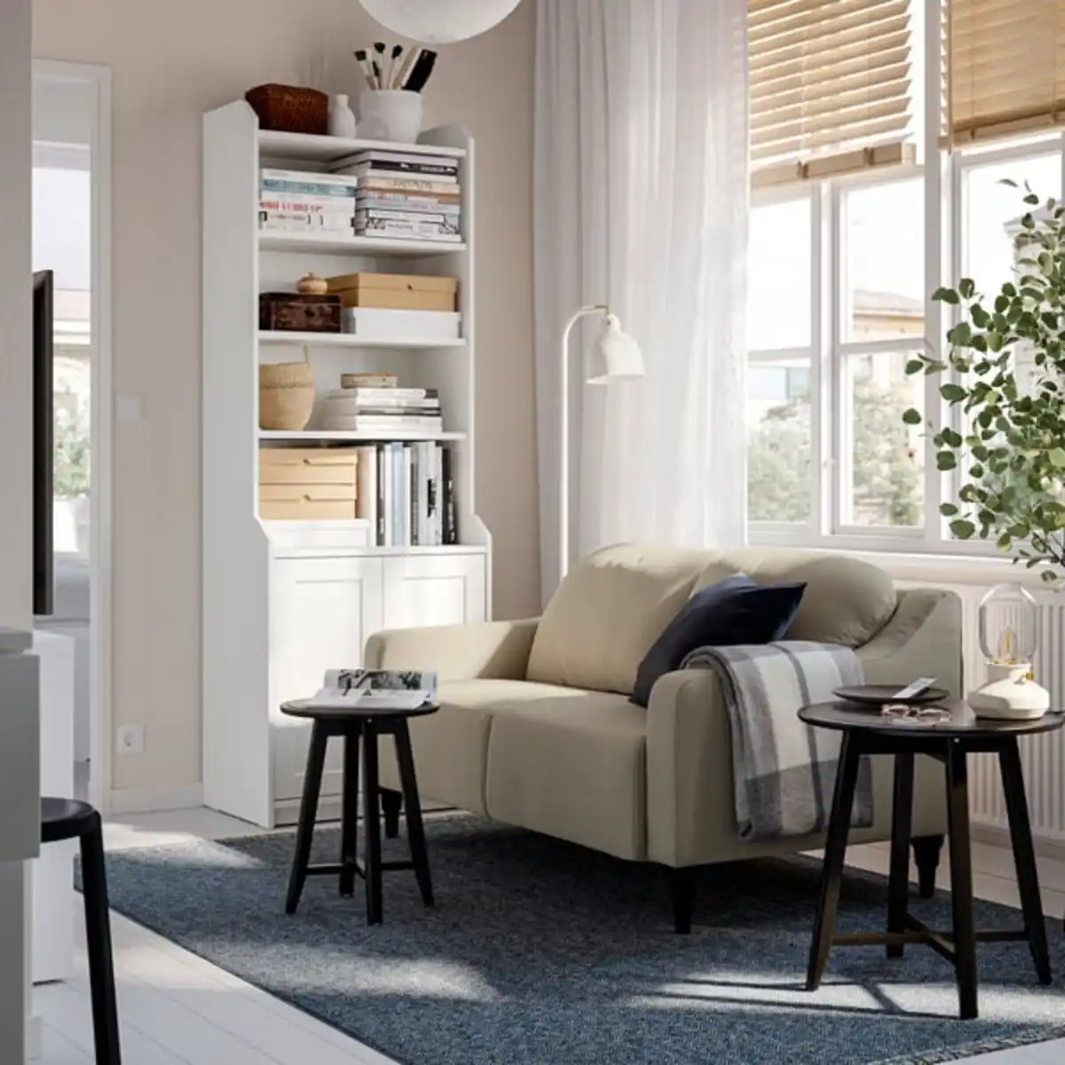 Bild 3 von GULLVALLA 2er-Sofa, Silkeryd dunkel graubeige