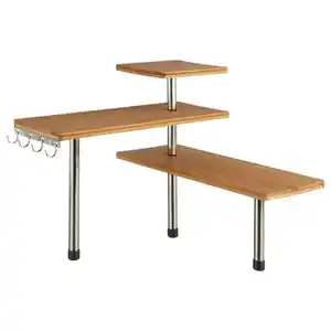 5five Simply Smart Eckregal, Braun, Naturmaterialien, 43x39x43 cm, Wohnzimmer, Regale, Eckregale