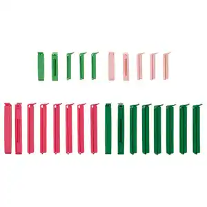 BEVARA Verschlussklips 26 St., versch. Farben