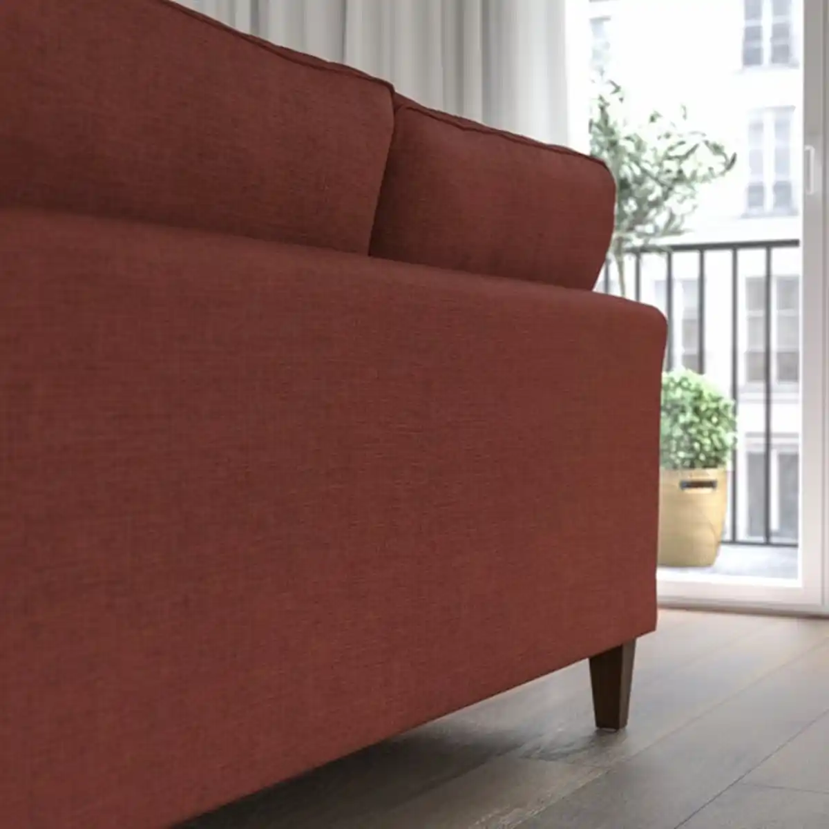 Bild 3 von EKHOLMA 2er-Sofa, Kilanda braunrot