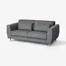 Bild 1 von SLATORP 2er-Sofa, Hakebo dunkelgrau