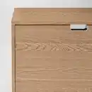 Bild 3 von STÄLL Schuhschrank 3 Fächer, Eichenfurnier, 79x29x148 cm