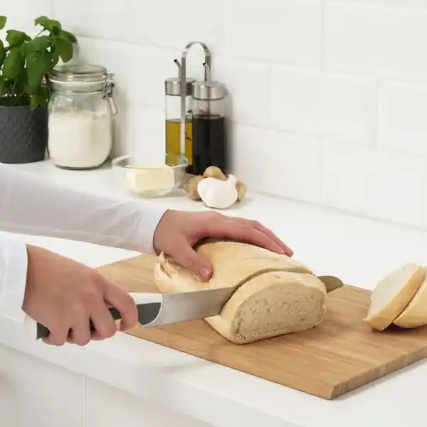 Bild 2 von ÄNDLIG Messer 3er-Set, hellgrau/weiß