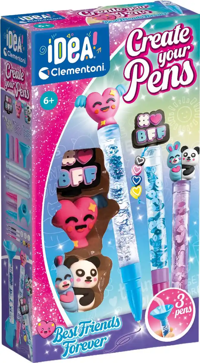 Bild 1 von CLEMENTONI Create your Pens-Bauset »BFF«