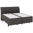 Bild 1 von Musterring Boxspringbett, Dunkelgrau, Kunststoff, H3, 7-Zonen, Höhe ca. 22 cm, 180x200 cm, Dgm, Über- und Sondergrößen erhältlich, gepolstertes Kopfteil, Stoffauswahl, Matratze in verschiedenen
