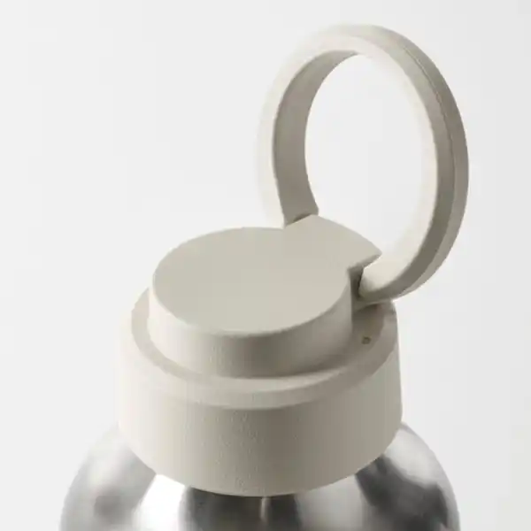 Bild 2 von ENKELSPÅRIG Wasserflasche, Edelstahl/beige, 0.5 l
