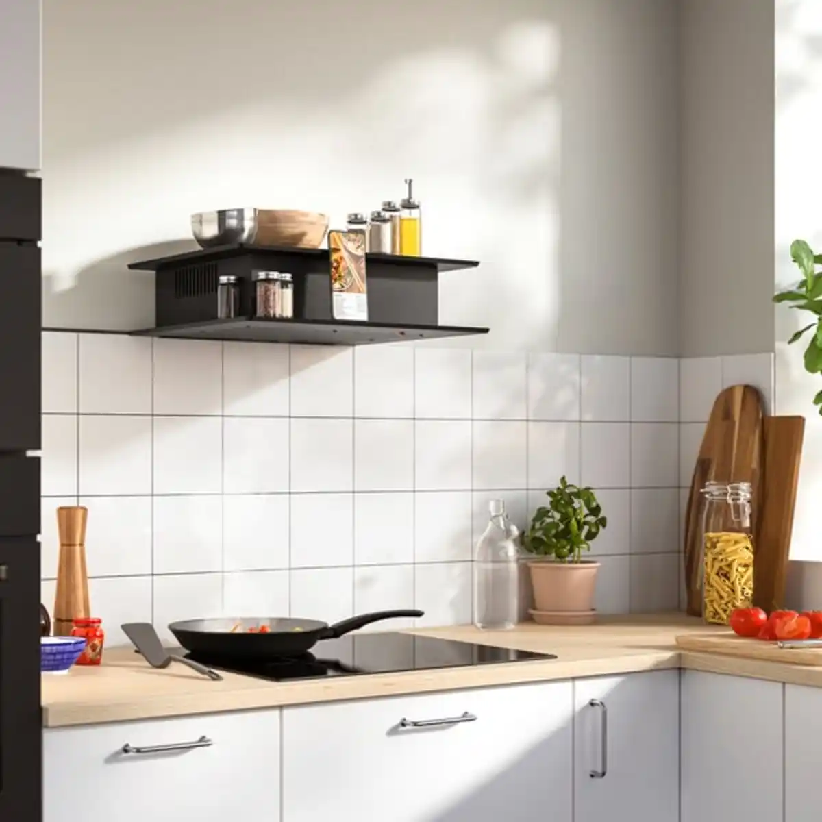 Bild 3 von VIGGBO Dunstabzugshaube f Wandmontage, IKEA 300 schwarz, 52 cm