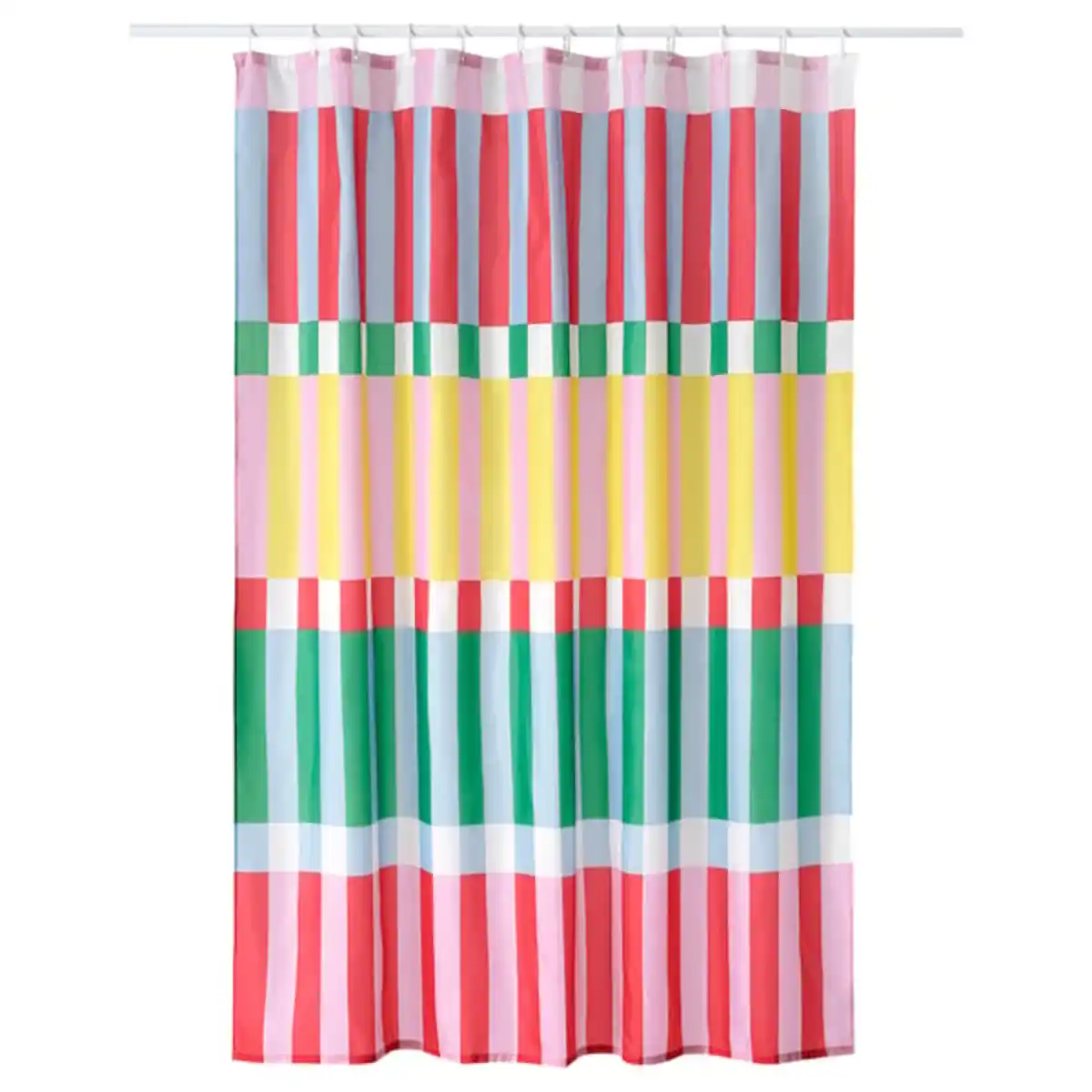 Bild 1 von BANJANTRÄD Duschvorhang, bunt, 180x200 cm