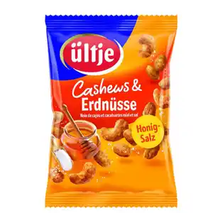 UELTJE Nuss Mix, Cashews und Erdnüsse mit Honig und Salz 200 g