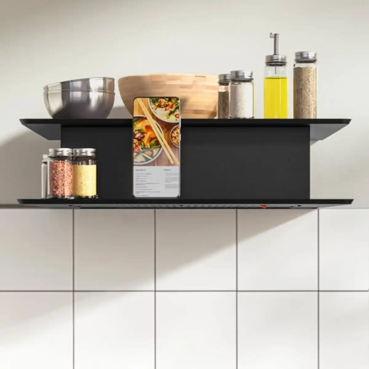 Bild 4 von VIGGBO Dunstabzugshaube f Wandmontage, IKEA 300 schwarz, 52 cm