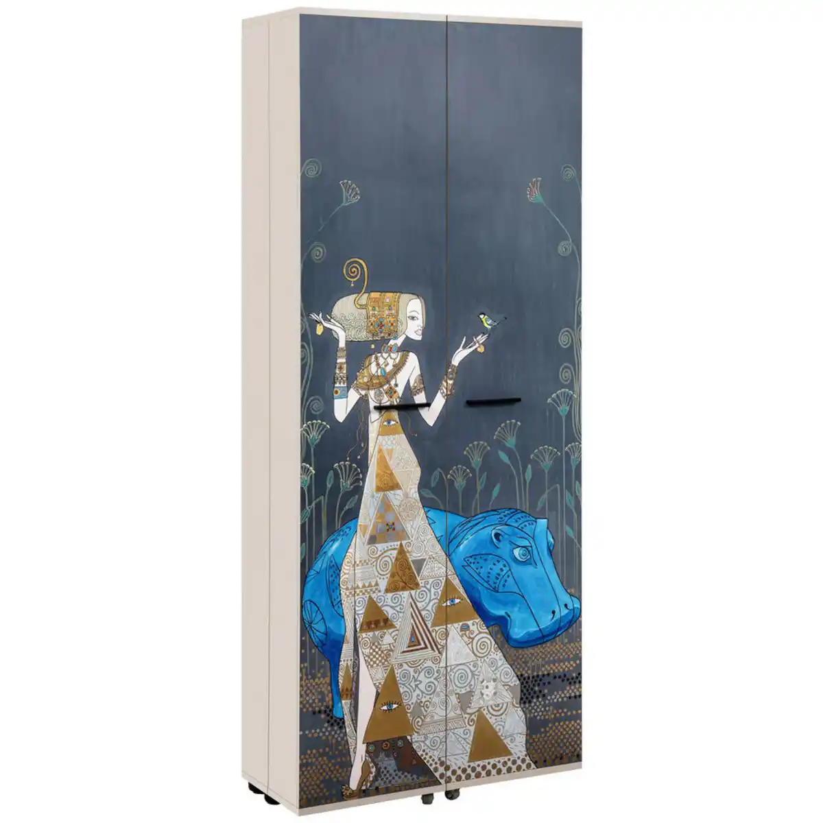 Bild 1 von Mid.you Schuhschrank, Mehrfarbig, Kunststoff, 12 Fächer, 74x181.5x34 cm, Garderobe, Schuhaufbewahrung, Schuhschränke
