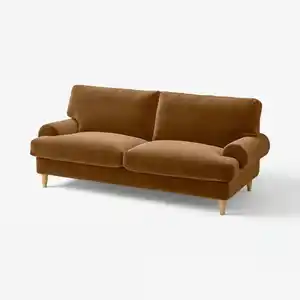 VALNÄS 2er-Sofa, Alhamn dunkel gelbbraun