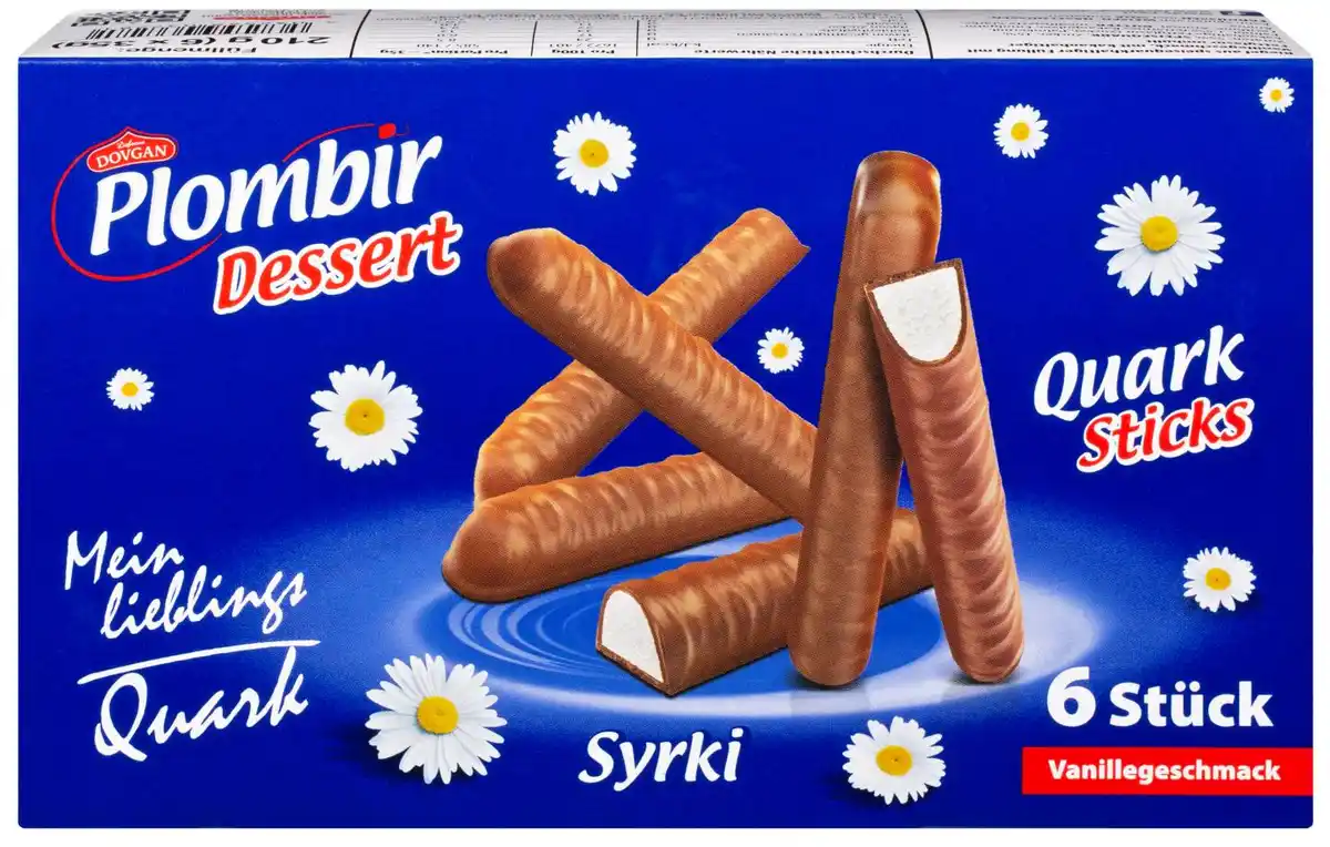Bild 1 von DOVGAN Plombir Dessert Syrki, 6 St. = 210-g-Packg.