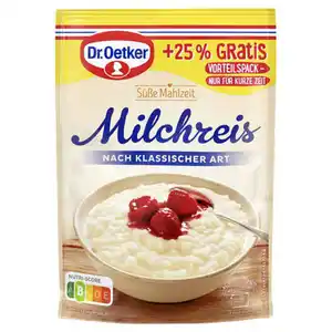 DR. OETKER Süße Mahlzeit, Grießbrei Klassisch 157 g