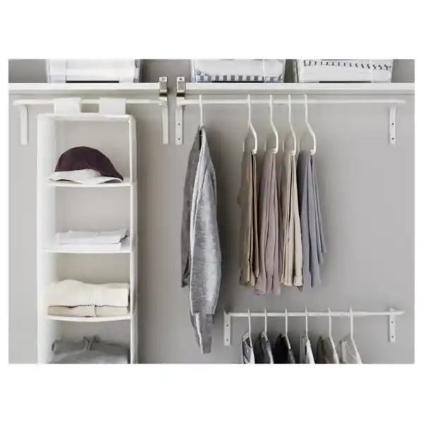 Bild 2 von MULIG Kleiderstange, weiß, 60-90 cm