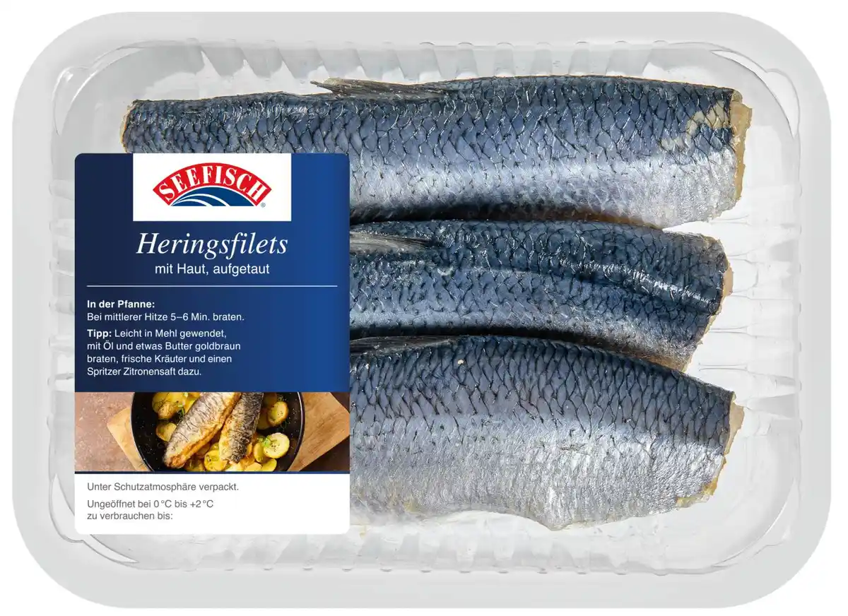 Bild 1 von SEEFISCH Heringsfilets, kg