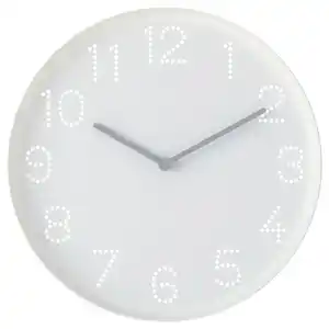TROMMA Wanduhr, weiß, 25 cm