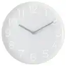 Bild 1 von TROMMA Wanduhr, weiß, 25 cm