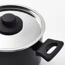 Bild 2 von HEMLAGAD Topf mit Deckel, Antihaftbeschichtung schwarz, 3 l