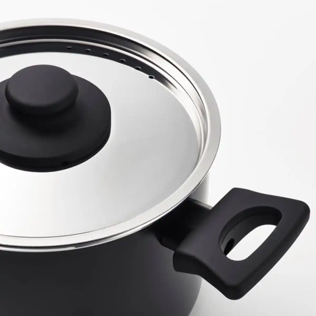 Bild 2 von HEMLAGAD Topf mit Deckel, Antihaftbeschichtung schwarz, 3 l