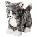 Bild 1 von LILLEPLUTT Stofftier, Katze grau/weiß