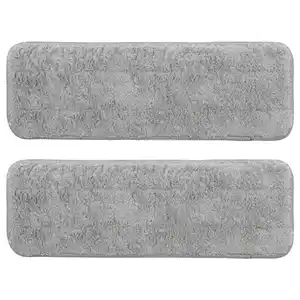 PEPPRIG Mikrofasertuch für Flachmopp, grau, 10x29 cm