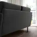 Bild 3 von GRILLSTORP 2er-Sofa, Gunnared dunkelgrau/Metall