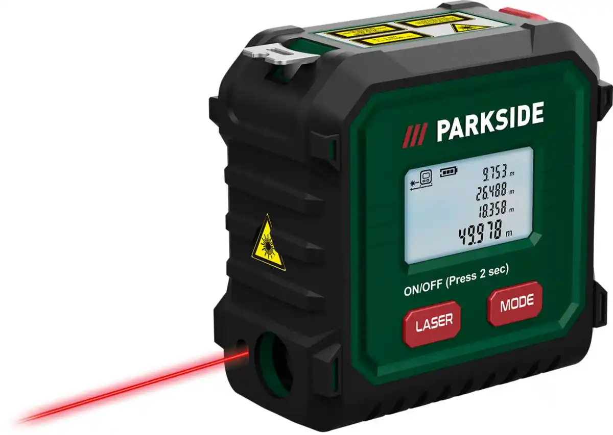 Bild 1 von PARKSIDE® Laserentfernungsmesser mit Maßband »PLMB C3«