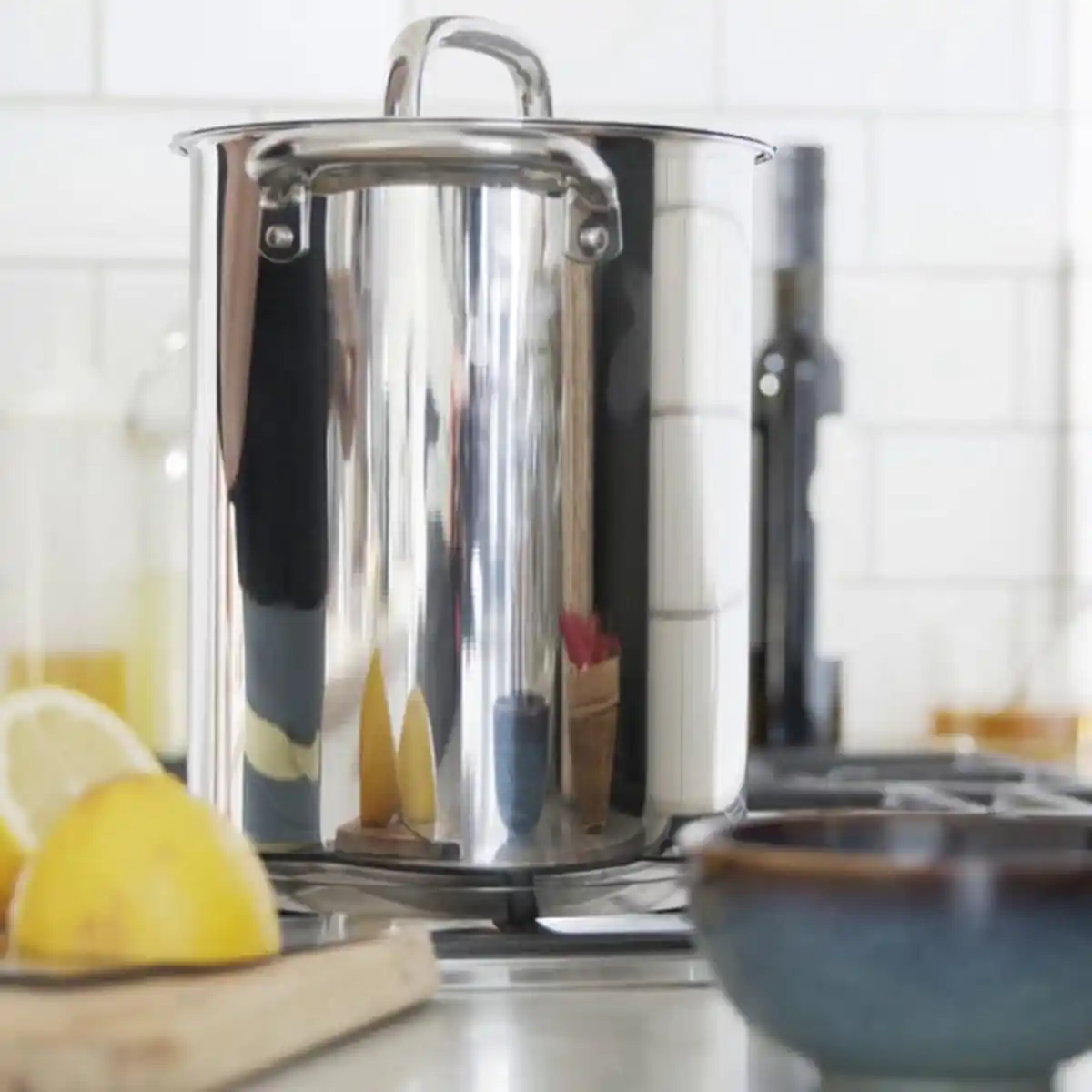Bild 2 von IKEA 365+ Topf mit Einsatz, Edelstahl, 5.0 l
