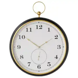 KUTTERSMYCKE Wanduhr, schwarz, 46 cm